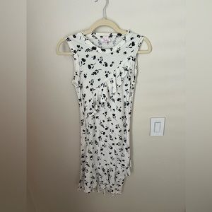 Parker black and white floral dress.
